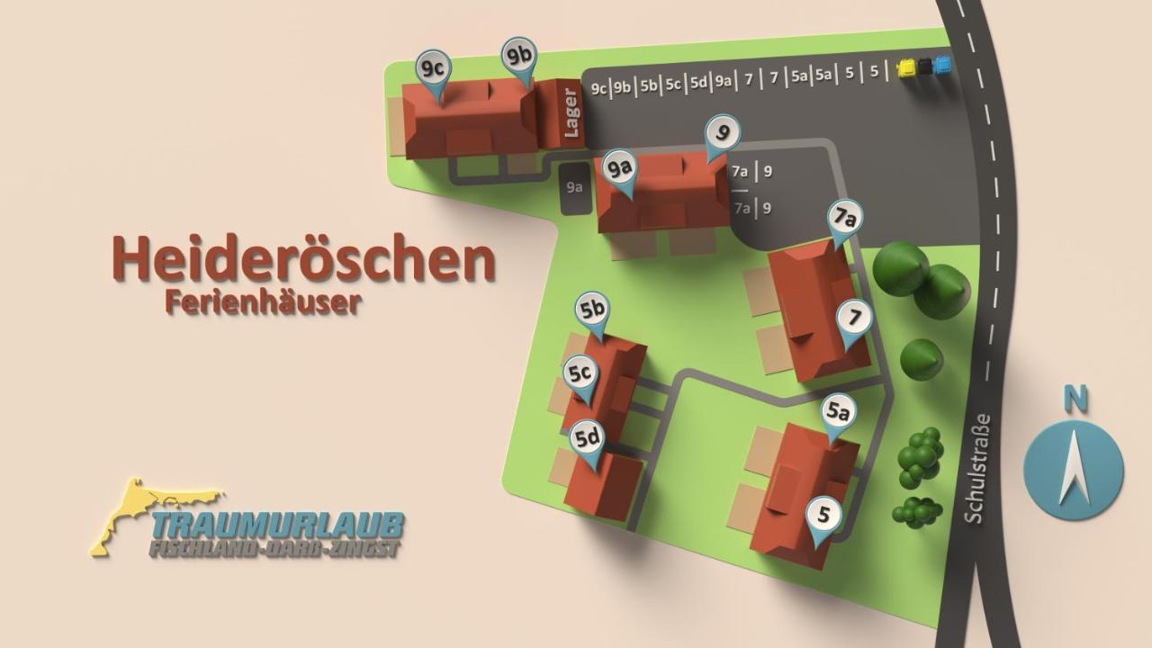 Heideroeschen Park Heideroeschen 5C Villa Zingst Luaran gambar